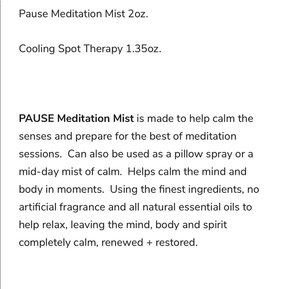 NWT Calm Kit Rituals: Calm + Restore - Picture 9 of 13